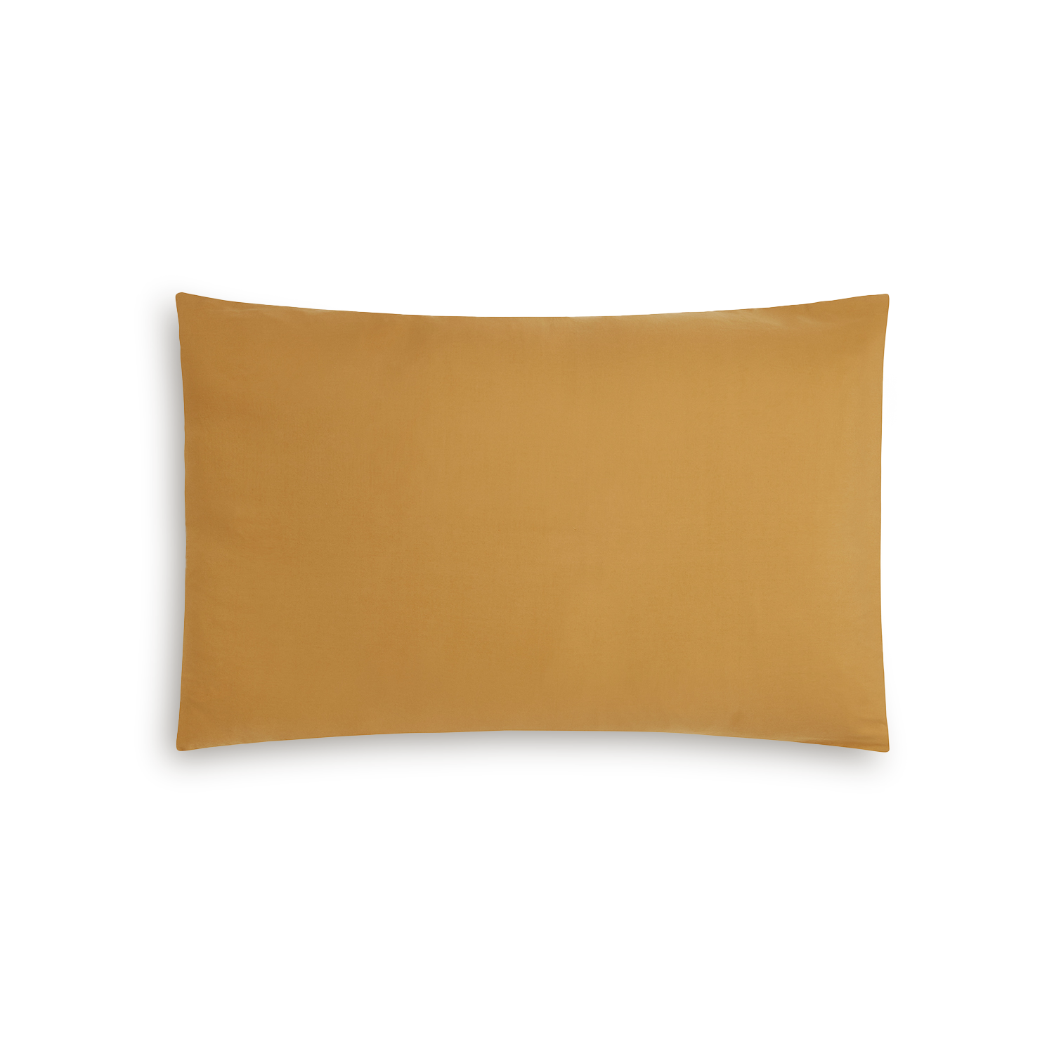 Relaxed Cotton Pillowcase Pair - Ochre